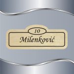 Pločica za vrata Klasik 01 - Slika 3