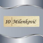 Pločica za vrata Klasik 09 - Slika 3