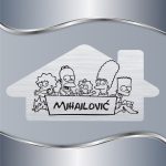 Pločica za vrata Porodica Simpsons