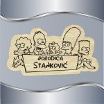 Pločica za vrata Simpsons family - Slika 2