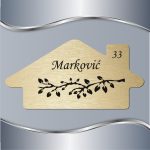 Pločica za vrata Grana