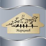 Pločica za vrata Ptice na žici - Slika 4