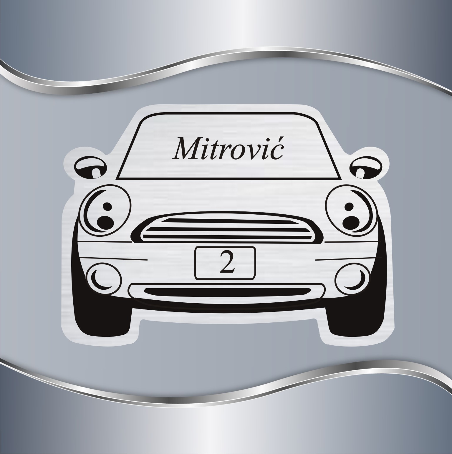 24.10.1-PZB-Auto Pločica za vrata Auto - Slika 1