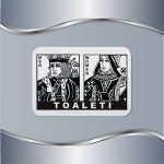 Toalet pločica King and Queen