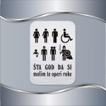 Toalet pločica Šta god da si