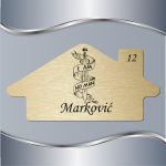 Pločica za vrata Lord of the Rings Sword - Slika 3