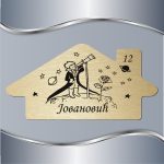 Pločica za vrata Mali princ sa teleskopom - Slika 4