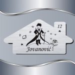 Pločica za vrata Mali princ i ruža