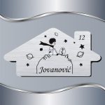 Pločica za vrata Mali princ na svojoj planeti