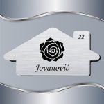 Pločica za vrata Floral 02 - Slika 2