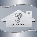 Pločica za vrata Floral 04 - Slika 4