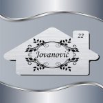 Pločica za vrata Floral 06 - Slika 2