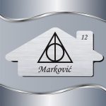 Pločica za vrata Harry Potter Deathly Hallows