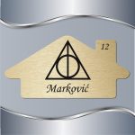 Pločica za vrata Harry Potter Deathly Hallows - Slika 3