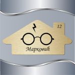 Pločica za vrata Harry Potter Naočare - Slika 4
