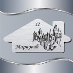 Pločica za vrata Harry Potter Hogwarts panoramic - Slika 2