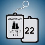 Dvostrani premium privezak za apartmane Basic box - Slika 2