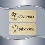 Tabla Otvoreno/Zatvoreno za cvećare - Slika 2