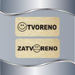 Tabla Otvoreno/Zatvoreno Smiley - Slika 2