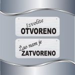Tabla Otvoreno/Zatvoreno Izvolite-Žao nam je