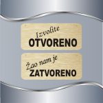 Tabla Otvoreno/Zatvoreno Izvolite-Žao nam je - Slika 2