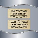 Tabla Otvoreno/Zatvoreno univerzalna - Slika 2