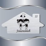 Pločica za vrata Zaljubljeni par 2 - Slika 3