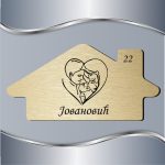 Pločica za vrata Roditelji sa bebom