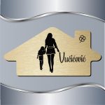 Pločica za vrata Mama sa ćerkom 1