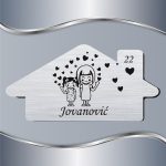 Pločica za vrata Mama sa ćerkom 3