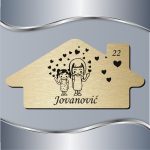 Pločica za vrata Mama sa ćerkom 3 - Slika 3