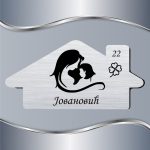Pločica za vrata Mama sa ćerkom 5 - Slika 2