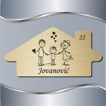 Pločica za vrata Roditelji sa sinom - Slika 3