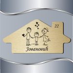 Pločica za vrata Roditelji sa sinom - Slika 4