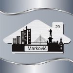 Pločica za vrata Beograd Pobednik