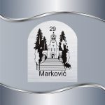 Pločica za vrata Nikšić - Slika 2