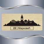 Pločica za vrata Subotica panorama - Slika 3