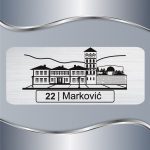 Pločica za vrata Vranje panorama