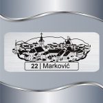 Pločica za vrata Bela Crkva