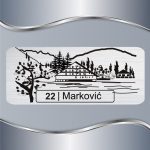 Pločica za vrata Borsko jezero - Slika 2