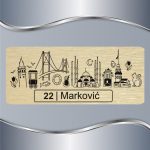 Pločica za vrata Istanbul - Slika 4