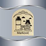 Pločica za vrata Prag kula - Slika 3