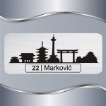 Pločica za vrata Kjoto - Slika 2