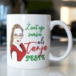 Šolja Život nije savršen - brineta