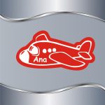 Pločica za vrata Avion
