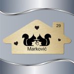 Pločica za vrata Veverice - Slika 3