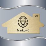 Pločica za vrata Leo - Slika 3