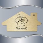 Pločica za vrata Zagrljaj - Slika 4