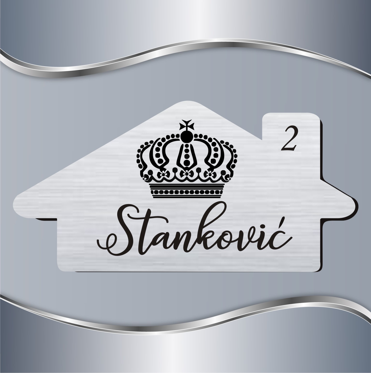 84.10.1-PZV-Royal-1 Pločica za vrata Royal 1 - Slika 1