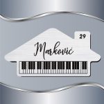 Pločica za vrata Klavir - Slika 2